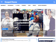Tablet Screenshot of gospelhome.net